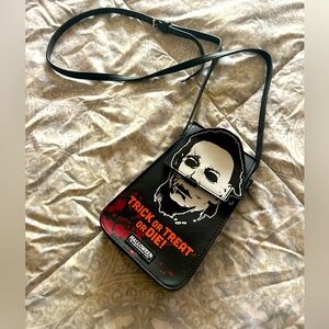 Black Halloween Crossbody Bag